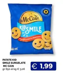 Maxisconto Patate Kid Smile Surgelate McCain offerta