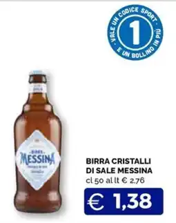 Maxisconto Birra Cristalli di Sale Messina offerta