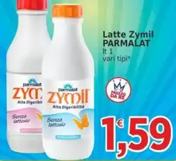 Market Ingross Latte Zymil Parmalat offerta