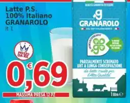 Market Ingross Latte P.S. Granarolo offerta