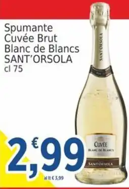 Market Ingross Spumante Cuvée Brut Blanc de Blancs Sant'Orsola offerta