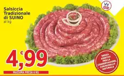 Market Ingross Salsiccia Tradizionale di SUINO offerta