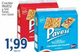 Market Ingross Cracker Pavesi offerta