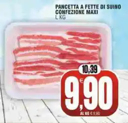 Vicino a te supermercati Pancetta a fette di suino offerta