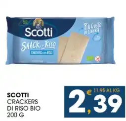 SeBón Supermercati Scotti crackers di riso bio offerta