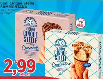 Coni Cinque Stelle Sammontana