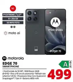 Comet Motorola Edge 70 Smartphone offerta