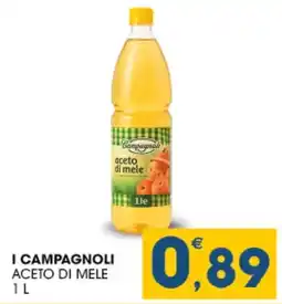 SeBón Supermercati I Campagnoli aceto di mele offerta