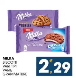 SeBón Supermercati Milka biscotti vari tipi offerta