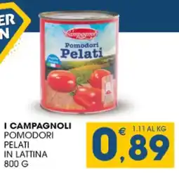 SeBón Supermercati I Campagnoli Pomodori Pelati in Lattina offerta