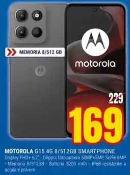 Schiavotto Motorola G15 4G 8/512GB Smartphone offerta