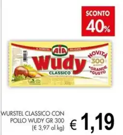 PrestoFresco Wurstel classico con pollo Wudy offerta