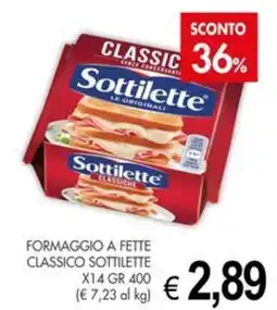 PrestoFresco Formaggio a fette classico Sottilette offerta