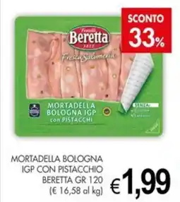 PrestoFresco Mortadella Bologna IGP con Pistacchio Beretta offerta