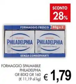 PrestoFresco Formaggio spalmabile Philadelphia offerta