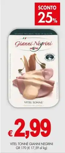 PrestoFresco Vitel tonné Gianni Negrini offerta