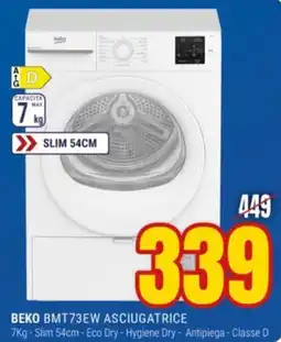 Schiavotto Beko BMT73EW asciugatrice offerta
