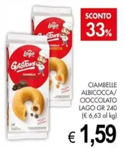 PrestoFresco Ciambelle albicocca cioccolato Lago offerta