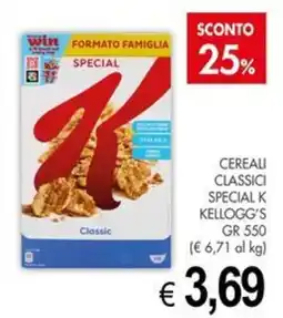 PrestoFresco Cereali classici special k kellogg's offerta
