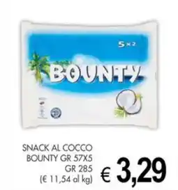 PrestoFresco Snack al cocco Bounty offerta