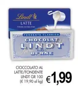 PrestoFresco Cioccolato al latte/fondente Lindt offerta