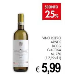 PrestoFresco Vino Roero Arneis offerta