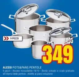 Schiavotto Alessi pots&pans pentole offerta
