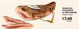 Maxisconto Guanciale stagionato al pepe ansuini offerta