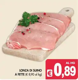 PrestoFresco Lonza di suino a fette offerta