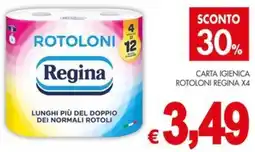 PrestoFresco Carta igienica rotoloni Regina offerta