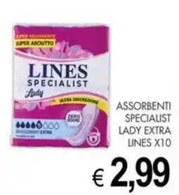 PrestoFresco Assorbenti specialist lady extra lines offerta
