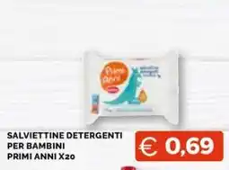 Maxisconto Salviettine detergenti per bambini Primi Anni offerta