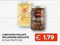 Maxisconto Carciofini tagliati, melanzane grigliate Selex offerta