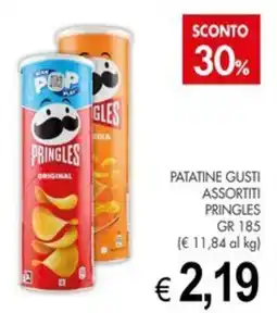 PrestoFresco Patatine gusti assortiti Pringles offerta