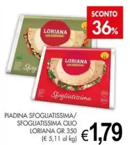PrestoFresco Piadina Sfogliatissima Loriania offerta