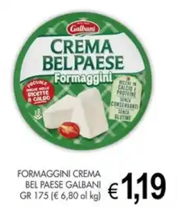 PrestoFresco Formaggini Crema Bel Paese Galbani offerta
