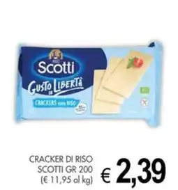 PrestoFresco Cracker di riso Scotti offerta