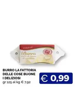 Maxisconto Burro La Fattoria offerta
