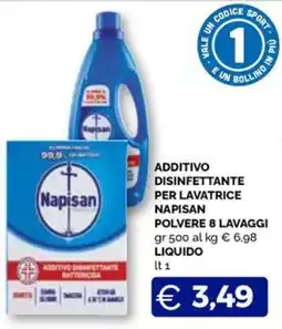 Maxisconto Additivo disinfettante per lavatrice Napisan offerta