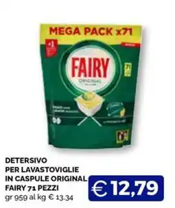 Maxisconto Detersivo per lavastoviglie in capsule original fairy offerta
