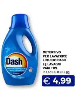 Maxisconto Detersivo per lavatrice liquido Dash offerta
