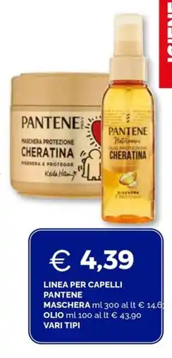 Maxisconto Pantene maschera protezione cheratina offerta