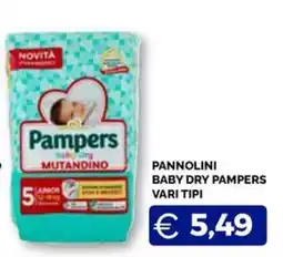 Maxisconto Pannolini baby dry Pampers offerta