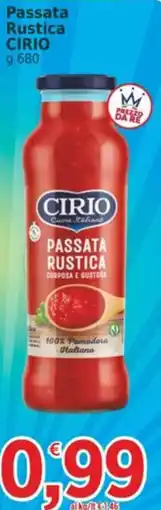 Market Ingross Passata Rustica Cirio offerta