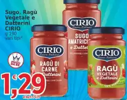 Market Ingross Ragù di carne Datterini Cirio offerta