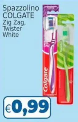 Market Ingross Spazzolino Colgate Zig Zag, Twister White offerta