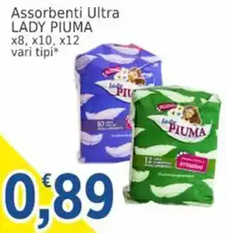 Market Ingross Assorbenti Ultra Lady Piuma offerta