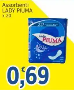 Market Ingross Assorbenti lady PIUMA Notte super offerta