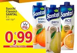 Market Ingross Succhi Classici Santal offerta