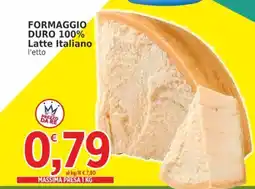 Market Ingross Formaggio duro 100% latte italiano offerta